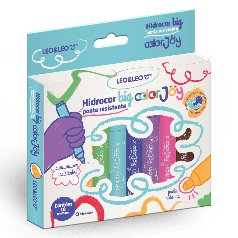 HIDROCOR BIG PONTA QUE NÃO AFUNDA COLORJOY